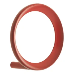 Normann Copenhagen Clothes Hooks & Hangers*Loop hook medium Ø7.8 cm, Red