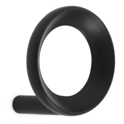 Normann Copenhagen Clothes Hooks & Hangers*Loop hook small Ø4.4 cm, Black