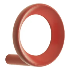 Normann Copenhagen Clothes Hooks & Hangers*Loop hook small Ø4.4 cm, Red