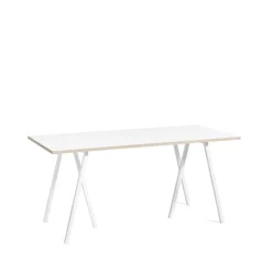 HAY Dining Tables*Loop Stand dining table, laminate-, 160 cm White
