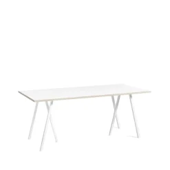 HAY Dining Tables*Loop Stand dining table, laminate-, 180 cm White