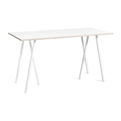HAY Bar Tables*Loop Stand incl. support bar table 87,5x180 cm, - laminate-plywood White