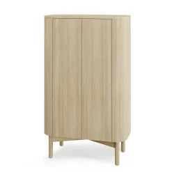 Northern Display & Glass Cabinets*Loud tall cabinet 143 cm, Light oiled oak BeigeBrown