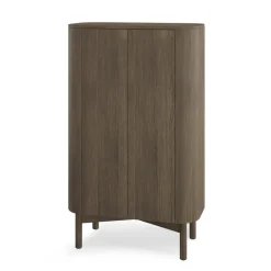 Northern Display & Glass Cabinets*Loud tall cabinet 143 cm, Smoked oak Brown