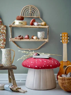Bloomingville Children's Chairs|Children's Chairs*Lue pouf Ø37x30 cm, Red