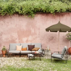 Ferm Living Sun Protection*Lull parasol, Military olive Green