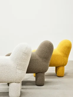 Design House Stockholm Sitting Poufs*Lulu sit pouf 36x65 cm, Yellow