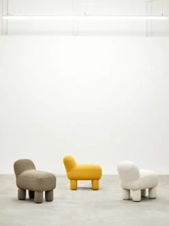 Design House Stockholm Sitting Poufs*Lulu sit pouf 36x65 cm, Yellow