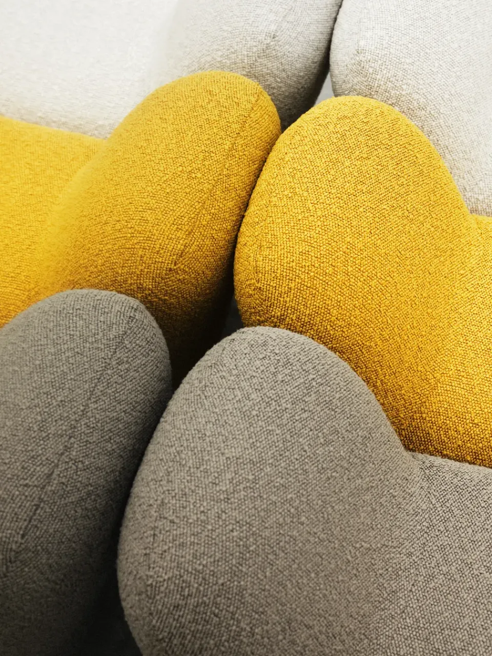 Design House Stockholm Sitting Poufs*Lulu sit pouf 36x65 cm, Yellow