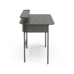 Swedese Desks*Luna desk with drawer and shelf, Oak orkan Grey