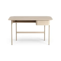 Swedese Desks*Luna desk with drawer, Oak white-pigmented Brown