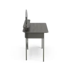 Swedese Desks*Luna desk with drawer, shelf and mirror, Oak orkan Grey