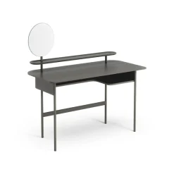 Swedese Desks*Luna desk with shelf and mirror, Oak orkan Grey