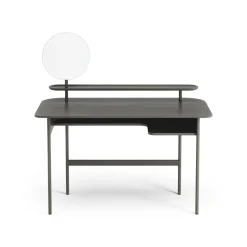 Swedese Desks*Luna desk with shelf and mirror, Oak orkan Grey