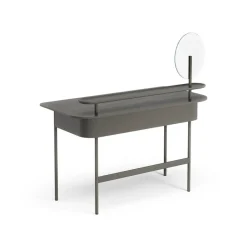 Swedese Desks*Luna desk with shelf and mirror, Oak orkan Grey