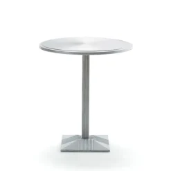 Byarums bruk Table For Outdoor Use|Balcony Furniture*Lund coffee table Ø65 cm, Aluminum, Ø65cm Silver-coloured