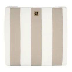 1898 Garden Details & Accessories|Seat Cushions & Pads*Lunda seat pad 42x45 cm, Taupe striped Beige