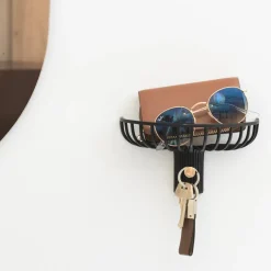 KLONG Hat Rack & Hat Shelves*Lunett objects hat rack with hook, Black
