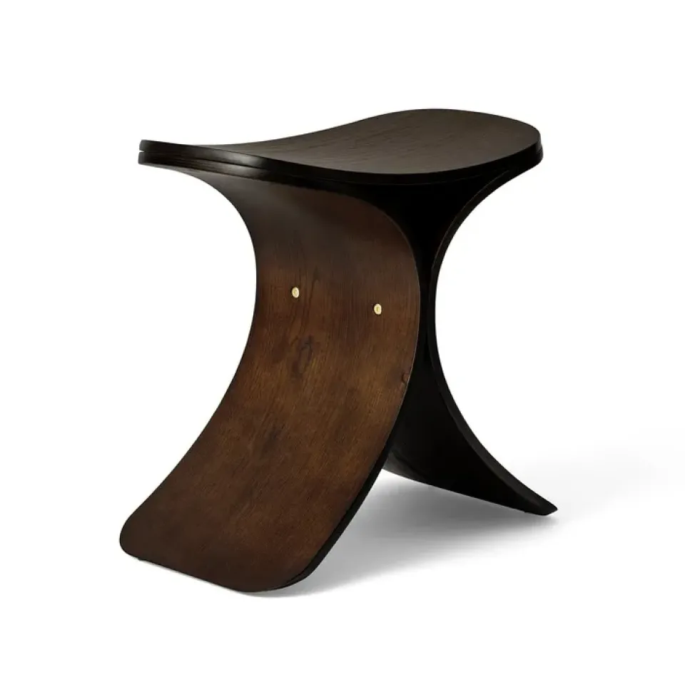 Gejst Stools*Luno stool 48x28x72 cm, Dark oak Brown