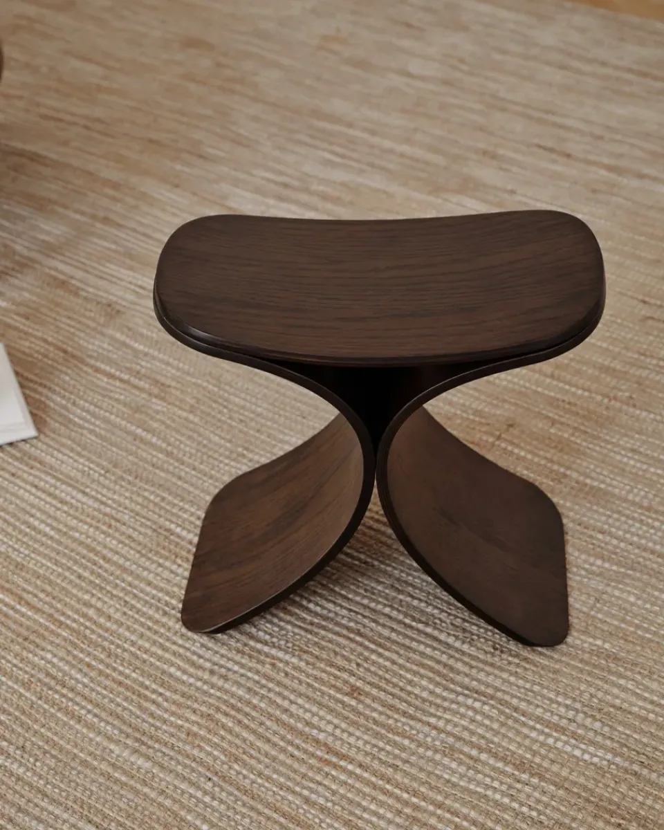Gejst Stools*Luno stool 48x28x72 cm, Dark oak Brown