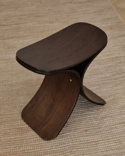 Gejst Stools*Luno stool 48x28x72 cm, Dark oak Brown