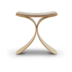 Gejst Stools*Luno stool 48x28x72 cm, Oak- textile Beige