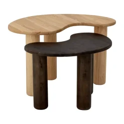 Bloomingville Coffee Tables*Luppa coffee table 65x44x40 cm, Nature Beige
