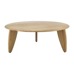 1898 Coffee Tables*Lyckeby coffee table Ø80x29 cm, Natural lacquered oak Brown