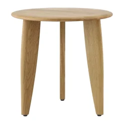 1898 Coffee Tables*Lyckeby coffee table Ø45x44 cm, Natural lacquered oak Brown