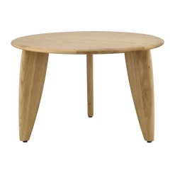 1898 Coffee Tables*Lyckeby coffee table Ø60x37.5 cm, Natural lacquered oak Brown