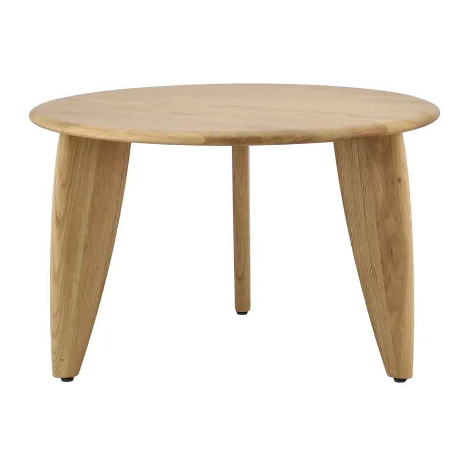 1898 Coffee Tables*Lyckeby coffee table Ø60x37.5 cm, Natural lacquered oak Brown