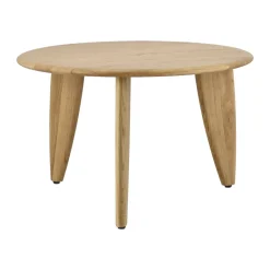 1898 Coffee Tables*Lyckeby coffee table Ø60x37.5 cm, Natural lacquered oak Brown