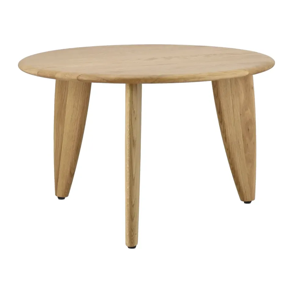 1898 Coffee Tables*Lyckeby coffee table Ø60x37.5 cm, Natural lacquered oak Brown