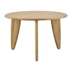 1898 Coffee Tables*Lyckeby coffee table Ø60x37.5 cm, Natural lacquered oak Brown