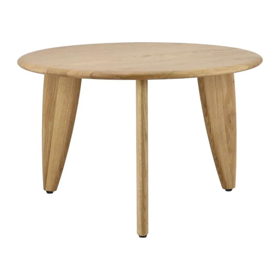 1898 Coffee Tables*Lyckeby coffee table Ø60x37.5 cm, Natural lacquered oak Brown