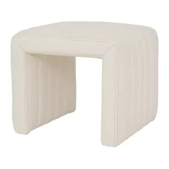 URBAN NATURE CULTURE Sitting Poufs*Lyne pouf 46x35x38 cm, Off White