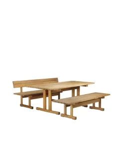 FDB Møbler Garden Sofas & Garden Benches*M15 Ermelunden bench, Ash nature oiled Brown