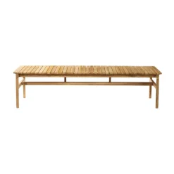 FDB Møbler Garden Sofas & Garden Benches*M10 Sammen 3-seater bench, Teak-nature oiled Brown