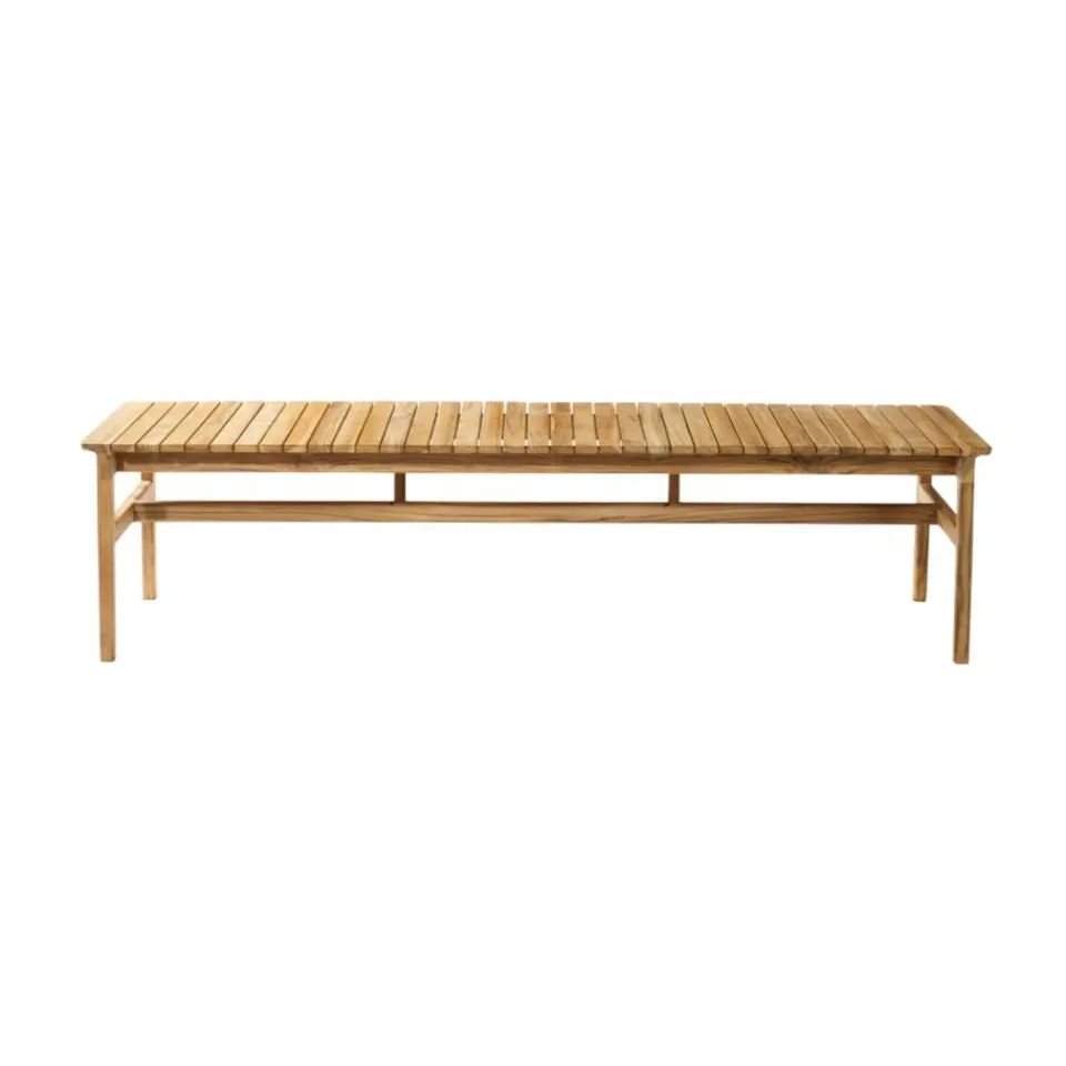 FDB Møbler Garden Sofas & Garden Benches*M10 Sammen 3-seater bench, Teak-nature oiled Brown