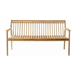 FDB Møbler Garden Sofas & Garden Benches*M11 Sammen 3-seater bench, Teak-nature oiled Brown