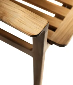 FDB Møbler Garden Sofas & Garden Benches*M11 Sammen 3-seater bench, Teak-nature oiled Brown