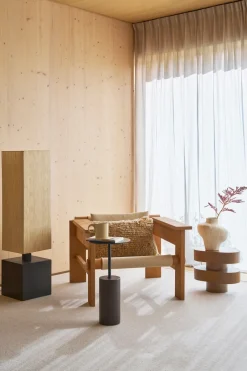 URBAN NATURE CULTURE Side Tables*Macy A side table ⌀55 cm, Mangowood Brown