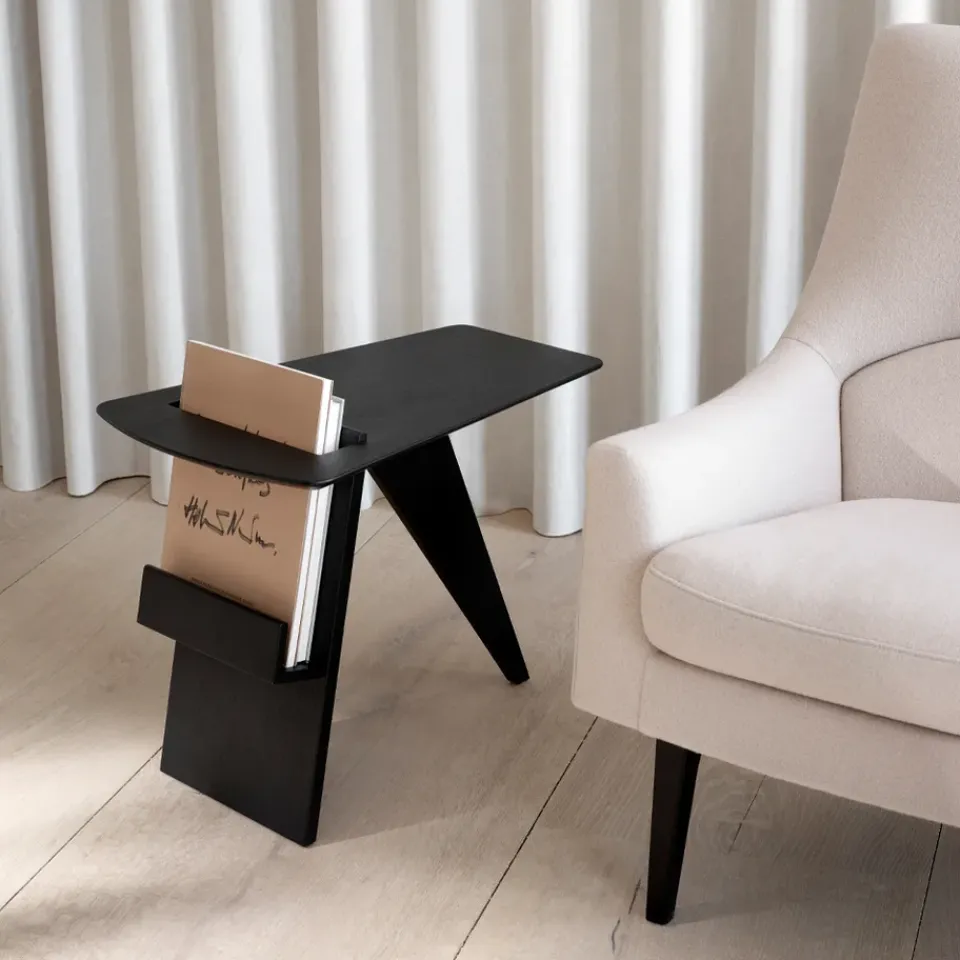 Fredericia Furniture Coffee Tables*Magazine coffee table, lacquered oak Black