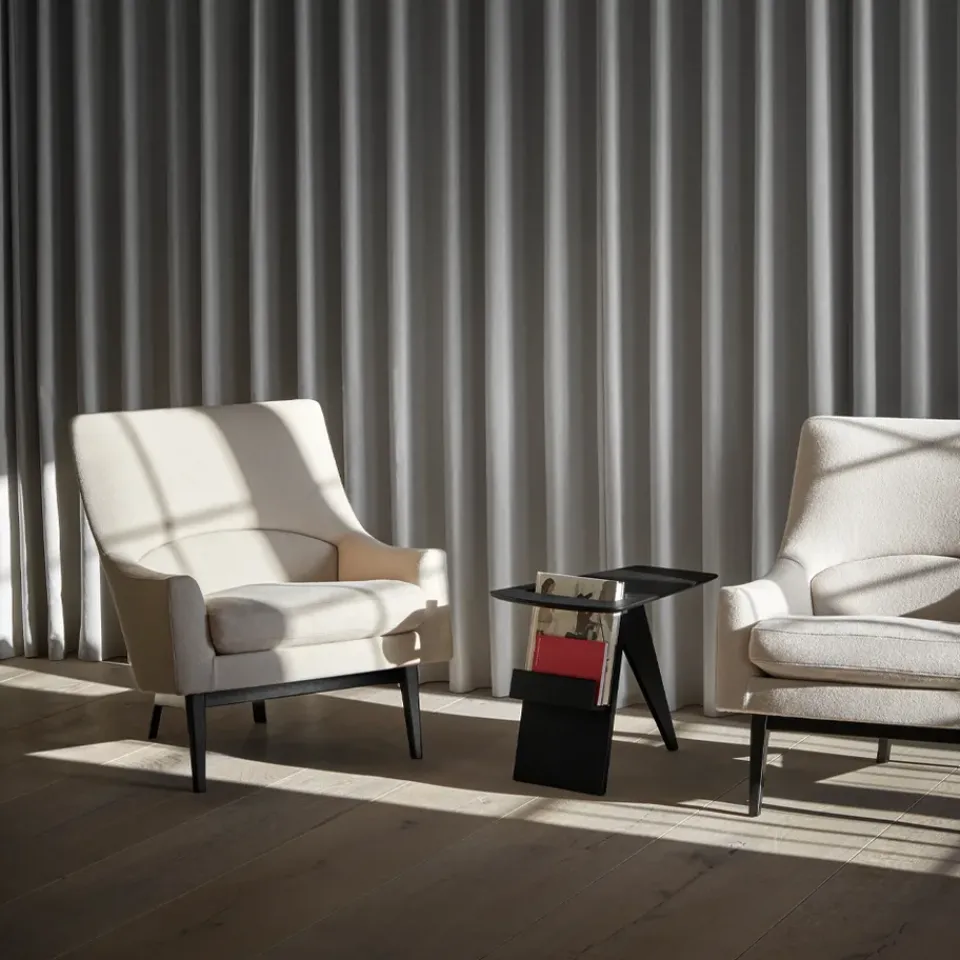 Fredericia Furniture Coffee Tables*Magazine coffee table, lacquered oak Black