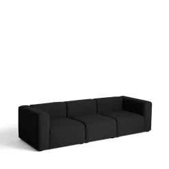 HAY Sofas*Mags sofa 3-seater, fabric Hallingdal 65 190 Black