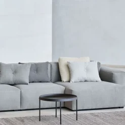 HAY Sofas*Mags Soft low modular sofa, Fabric Linara 443 tweed, left Grey