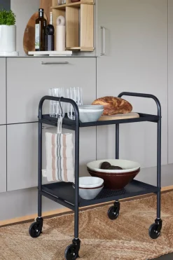 OYOY Serving Trolleys*Maki trolley serving cart small, Black