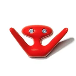 Essem Design Clothes Hooks & Hangers*Mama hook, red Silver-coloured