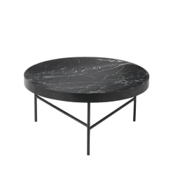 Ferm Living Coffee Tables*Marble Table coffee table, Marble , large, stand Black