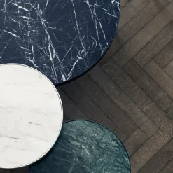 Ferm Living Coffee Tables*Marble Table coffee table, Marble , large, stand Black